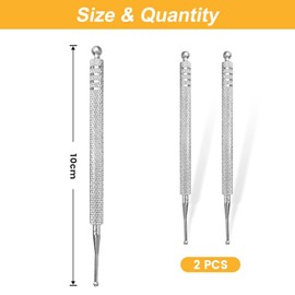 Acupuncture Pen, Acupuncture Needles, Massage Stick - 2 Pieces Acupressure Pen Accessories for Physiotherapy, Trigger Point Massager, Finger Massage Stick, Occupational Therapy Material, Length 10 cm