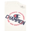 Champion Boys' Legacy Boy-Graphic Crew Neck with Logo Set, White