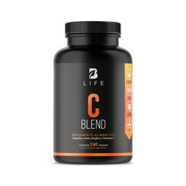 Vitamina C + Jengibre de 240 Cápsulas Marca B Life. Ingredientes 100% naturales
