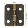 sourcing map Retro Mini Hinge Replacement with Screws 1.18 Inch
