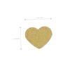 Alipis Heart Shaped Confetti 60 Pack Mini Delicate Scatter for