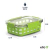 Ello Duraglass 3.4 Cup Meal Prep Sets 10Pc, 5 Pack