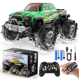 DEERC Amphibious Remote Control Car Green