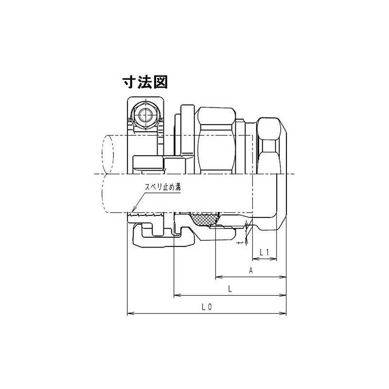 SK Kawanishi SKX-END-20 Steel Pipe Fitting SKX Pipe End 20