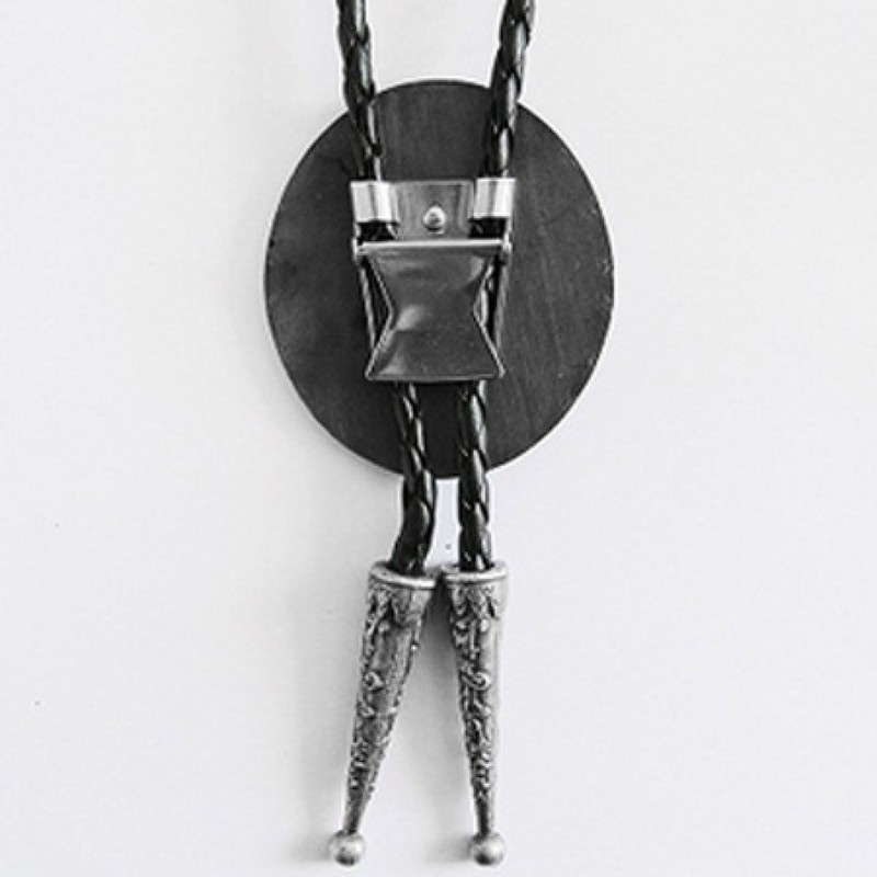 Bolo Tie Lone Star with Tribal in western style -