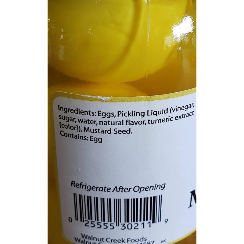 Amish Trading Post Mustard Eggs Pickled 5 eggs
