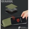 GADIEMKENSD Credit Card Holder RFID Protection Leather Wallet 14 Compartments