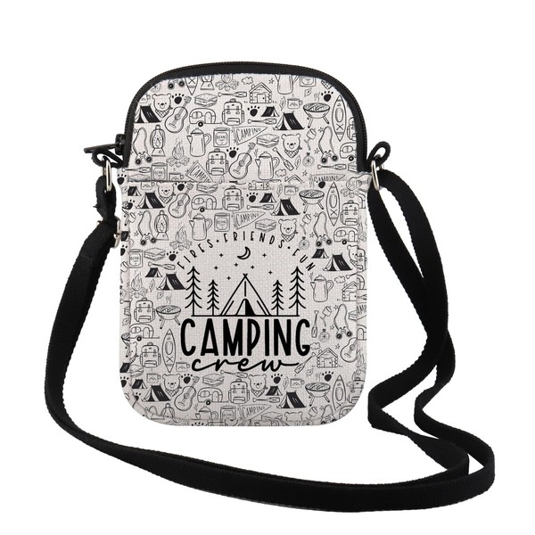 FUNYSO Camping Geschenk Camping Crew Crossbody Tasche Wandern Outdoor Camping