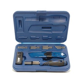 GT Tools Glass Technology – RazorScraper Kit - Includes A 5 Pack Of 4 Different Types Of Blades - Starter Kit