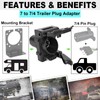 Multi Tow 7 and 4 Pin Trailer Connector Heavy Duty