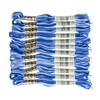 DMC 6-Strand Embroidery Cotton Floss, Variegated Delft Blue