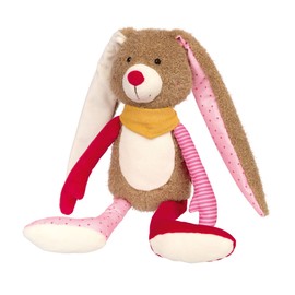 SIGIKID 42850 Soft Toy Rabbit Patchwork Sweety Cuddly Toy for Playing and Cuddling Made of Soft Material Mix for Babies and Children, Boys and Girls from 0 Months to 8 Years Multicoloured / Rabbit 40