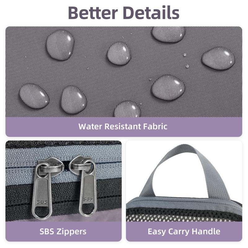 BAGAIL 4 Set/6 Set Compression Packing Cubes Travel Accessories Expandable