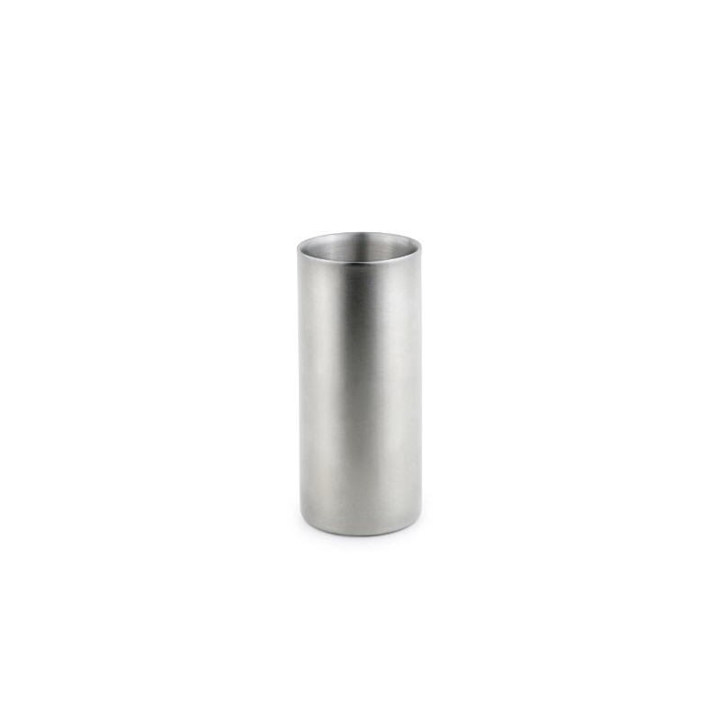 StainlessLUX Double Walled Stainless Steel Drinking Glass, 12-Ounce/1.5-Cup