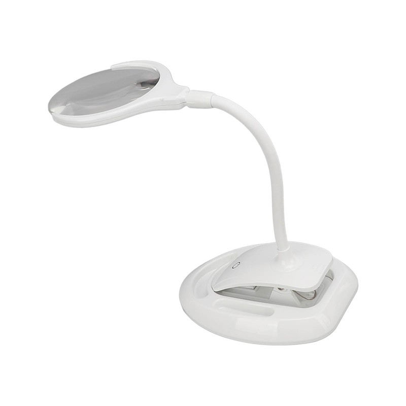 Magnifying Lamp 6 LED 2 Gears Optical Lens Adjustable Foldable