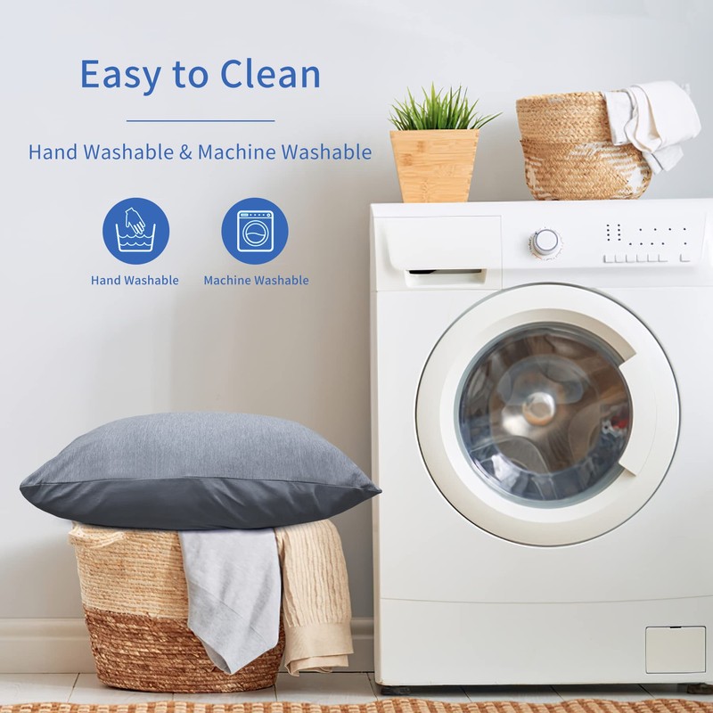 LINENOVA 2 Pack Cooling Pillowcase,Japanese Arc-Chill Tech,Q-MAX>0.43 Cooling Fiber Absorbs