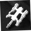 Kisangel Aluminum Alloy Bike Pedal Foldable and Easy to Install
