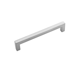 Hickory Hardware Solid Core Kitchen Cabinet Pulls, Luxury Cabinet Handles, Hardware for Doors & Dresser Drawers, 5-1/16 Inch (128mm) Hole Center, Stainless Steel, Skylight Collection (Pack of 1)
