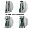 Pretty Jolly 2 Pack Double-ended Tassel Curtain Tiebacks Handmade Braided