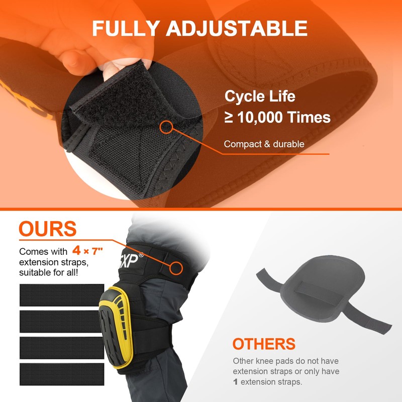 IPSXP Professional Knee Pads for Work,Gardening & Construction Knee Pads