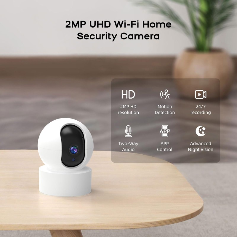 LWOHSI Alarm System with HD Security Camera,Wireless 4G/WiFi Home Alarm