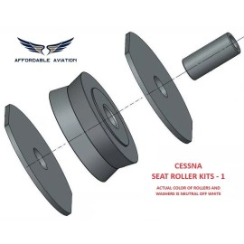 Affordable-Aviation.com CESSNA SEAT ROLLER KIT - 1  - FAA/PMA Approved!