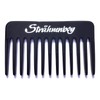 Strähnenboy Black Silver Handmade 10 cm 13 Teeth Curling Comb