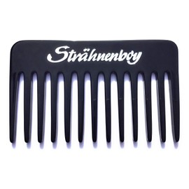 Strähnenboy Black Silver Handmade 10 cm 13 Teeth Curling Comb Afro Comb Coarse Teeth (10)