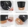YNNICO 10-Inch Plant Pots, Self-Watering Planters with Drainage Holes &