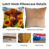 Generic DIY Latch Hook Pillow Kits - Cute Brown Highland