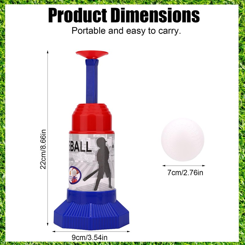 Sinbana Baseball Training Equipment Set, Durable PP & ABS Pop-Up