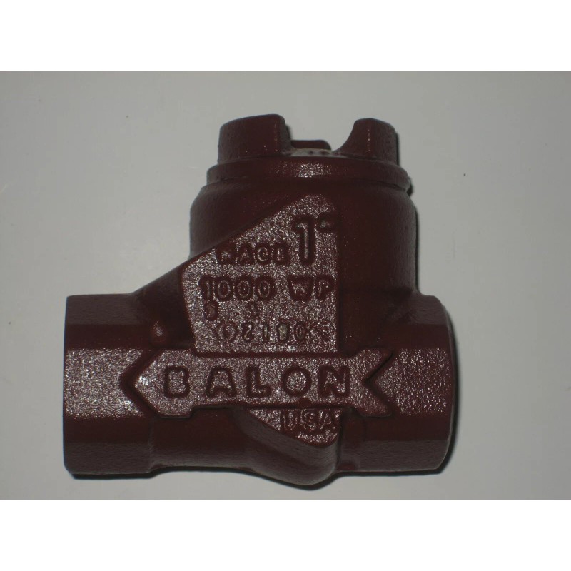 Balon 1" Balon Check Valve -Full Port- Ductile Iron-Top Entry-