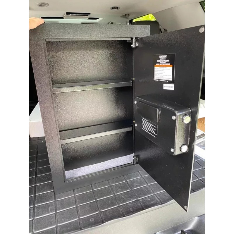 Union Safe Electronic Digital Wall Safe Steel Hidden Security Box