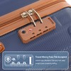 Cobens Luggage Sets 5 Piece Suitcase with Wheels，ABS Hard Case