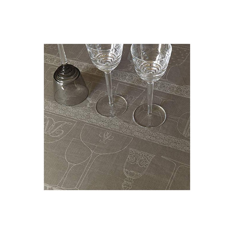 Le Jacquard Francais – Cristal – /Glasses Cloth – Poivre