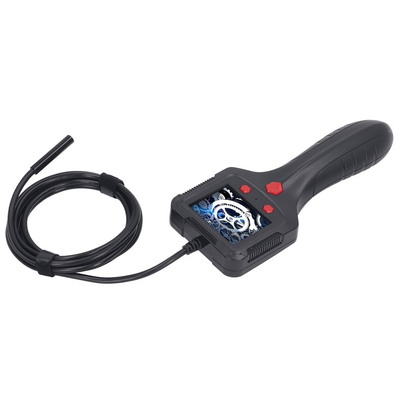 2.4in Screen Industrial Endoscope 8mm Dia Waterproof Lens Borescope Camera