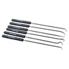 Mayhew Tools 17991 9-3/4” Long Hook & Pick, 6-Piece, Black