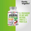 Arginina Gold Purely Organics 90 Cápsulas Sin Sabor