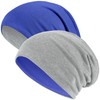 Hatstar Long Slouchy Beanie, 2-in-1 Reversible Jersey Hat in 45