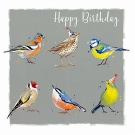 Greeting Card (LD4493) - Birthday - Garden Companions - Birds - The Wildlife Range
