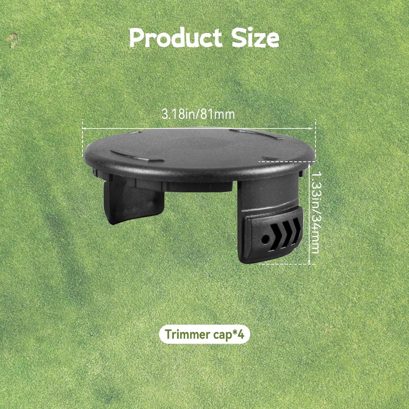 CDIYTOOL Ersatzspule für Rasentrimmer, kompatibel mit Parkside LIDL PRTA 20-Li