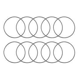 sourcing map Pack of 10 Nitrile Rubber O-Ring Metric Washer for Motor 63 mm Outer Diameter 60 mm Inner Diameter 1.5 mm Wide