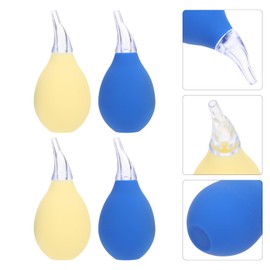 Sosoport 4pcs Nasal Mucus Sucker for Newborns Nose Sucker Pump Safe and Easy to Use