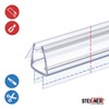 STEIGNER Shower Seal 50cm Glass Thickness 8/9mm Straight PVC Replacement
