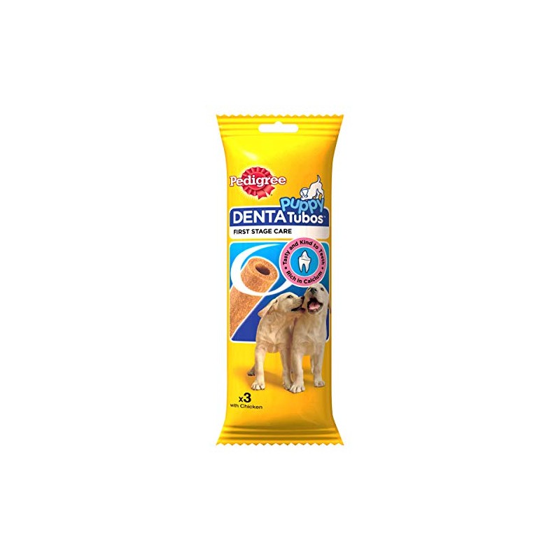 Pedigree Puppy Denta Tubo - Puppy Treats, 3 Sticks