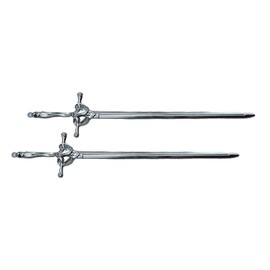 2 Pcs Metal Sword Hair Sticks Vintage Hair Chopsticks Simple and Elegant Hair Pins Sticks for Women and Girls Daily Wear