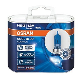 OSRAM 9005 HB3 12V 60W 5000K 9005CBA Cool Blue Advance Car Bulbs Halogen Head Light 2X