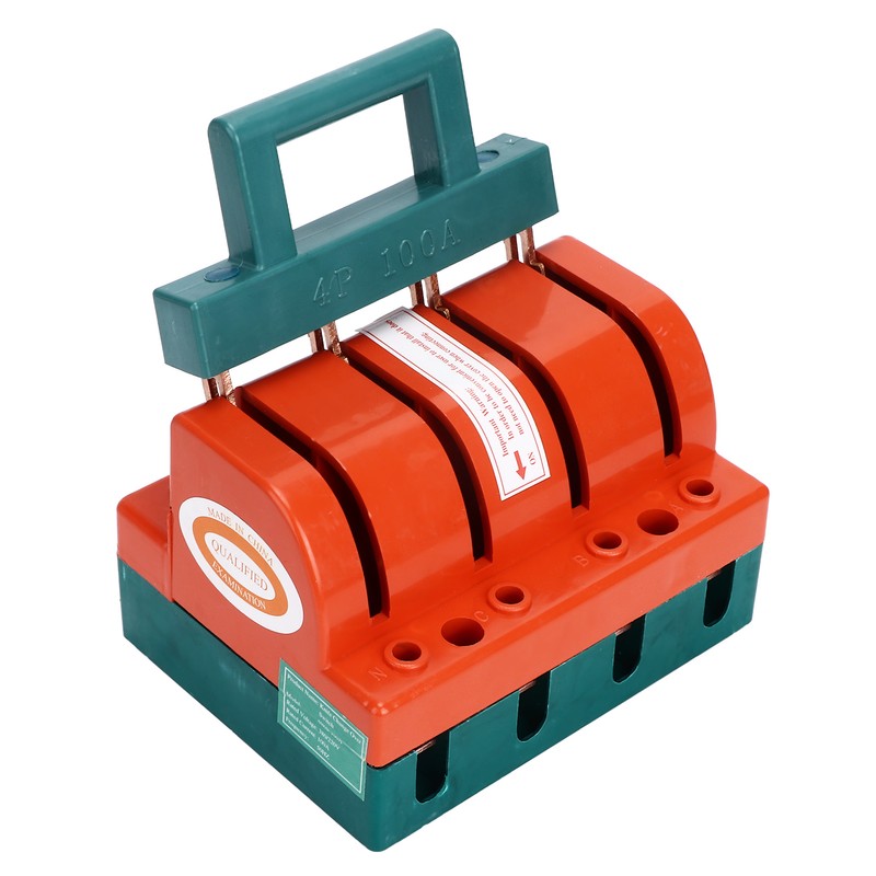 Knife Safety Switch 4P Single Throw 100A AC 380V Terminal