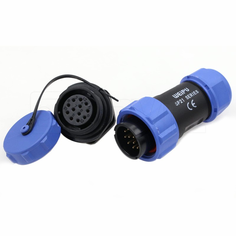 Eonvic Weipu SP21 12 Pin Panel Mount Aviation Plug Socket