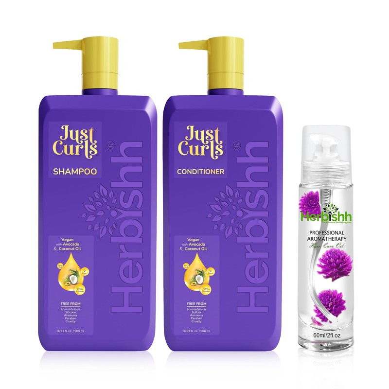 Herbishh Herbishh Essential Care Flower Hair Oil + Curly Hair